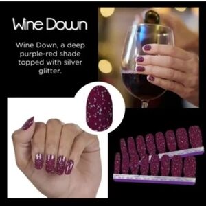 Color Street Nail Strips Wine Down